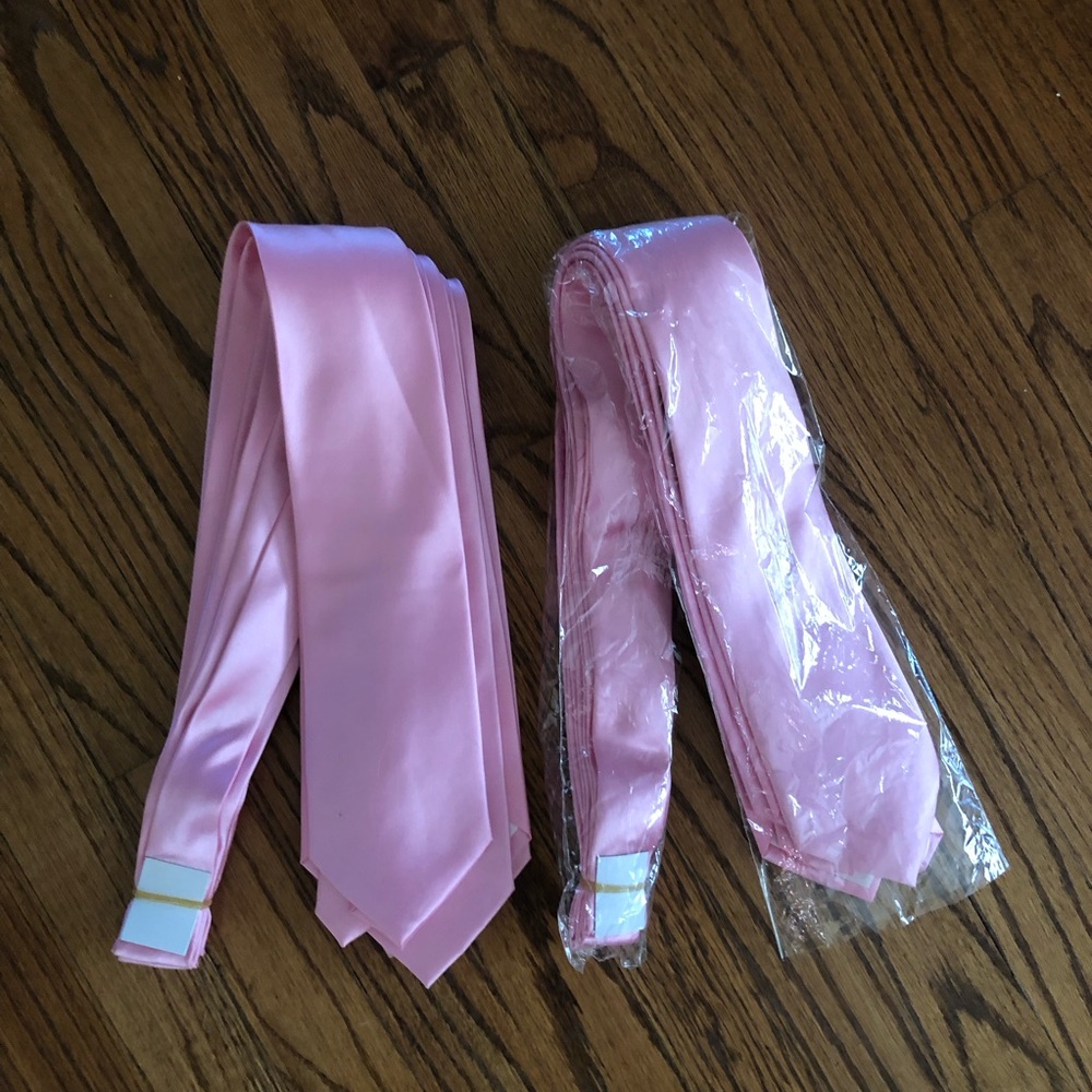 Manzini Pink Tie Bundle - 10 Count - Picture 2 of 3